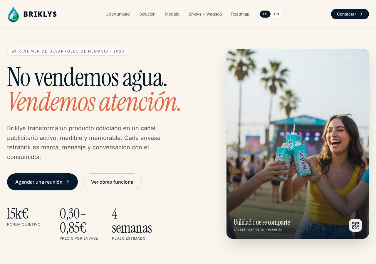 Briklys Plan – Web para inversores